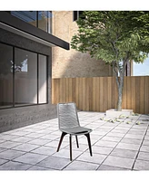 Set of Two Solid Wood Dining Chairs – Perfect Outdoor Seating for Deck & Patio