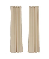 Simple Styles Indoor/Outdoor Curtain Panels with Grommet Tops