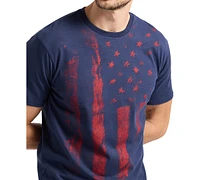 Men's Talla Short Sleeve American Flag Graphic Crewneck T-Shirt