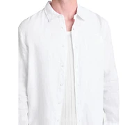 Guess Men's Napa Relaxed-Fit Textured Button-Down Shirt