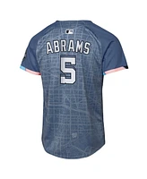 Outerstuff Big Boys and Girls C.j. Abrams Blue Washington Nationals 2025 City Connect Limited Player Jersey