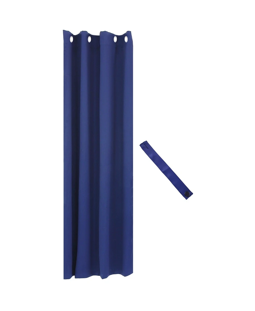 52 x 84-Inch Outdoor Blackout Curtain with Grommet Top
