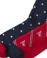 Polo Ralph Lauren Men's 2-Pk. Waving Flag & Stars Socks