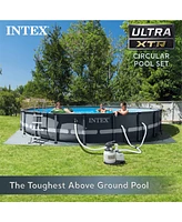 Intex 26333EH 20' x 48" Round Ultra Xtr Frame Swimming Pool Set w/ Robot Vacuum