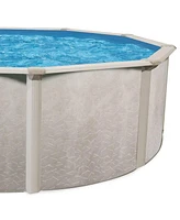 Aquarian Phoenix 21' x 52" Round Steel Frame Above Ground Outdoor Swimming Pool