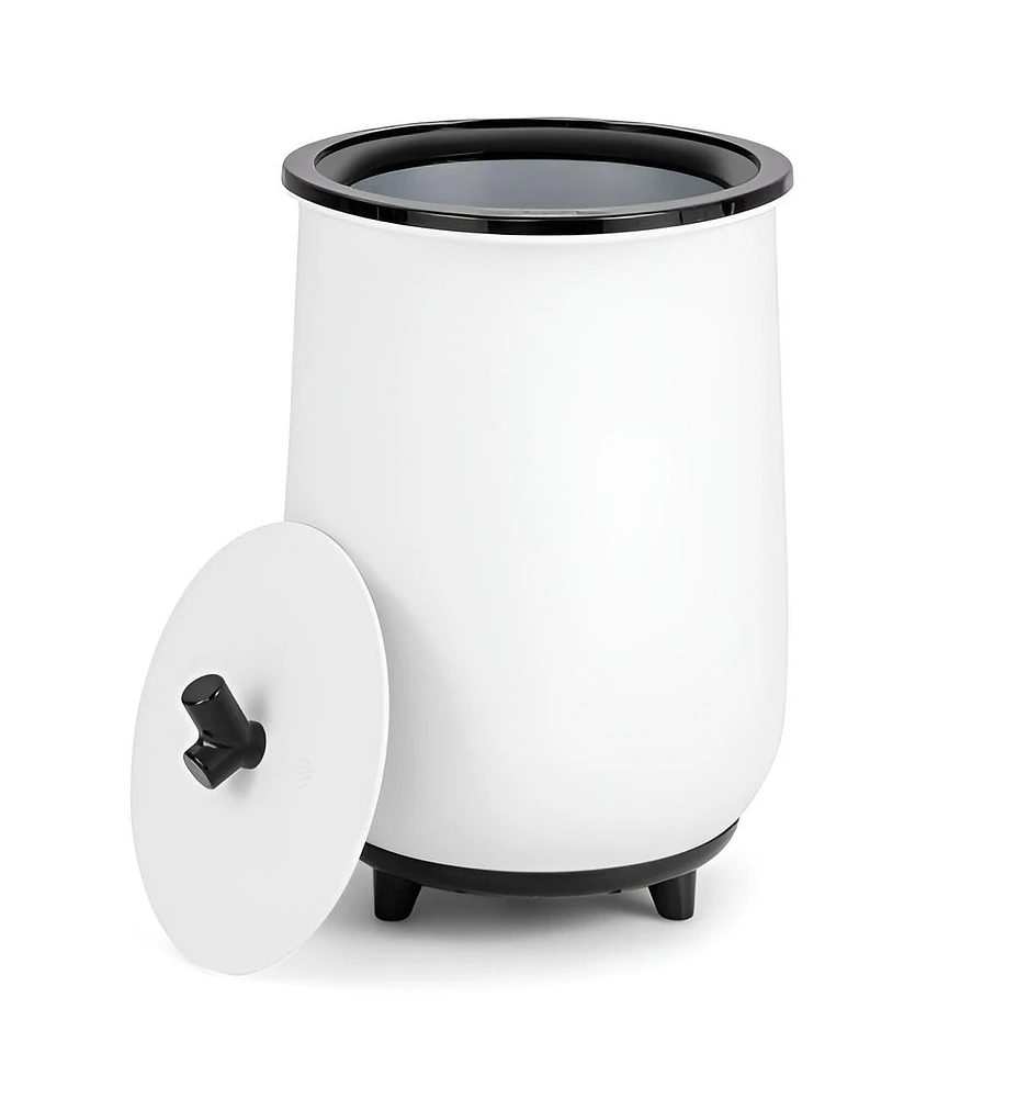 23L Large Luxury Bucket-Style Towel Warmer with Fragrant Disc Holder