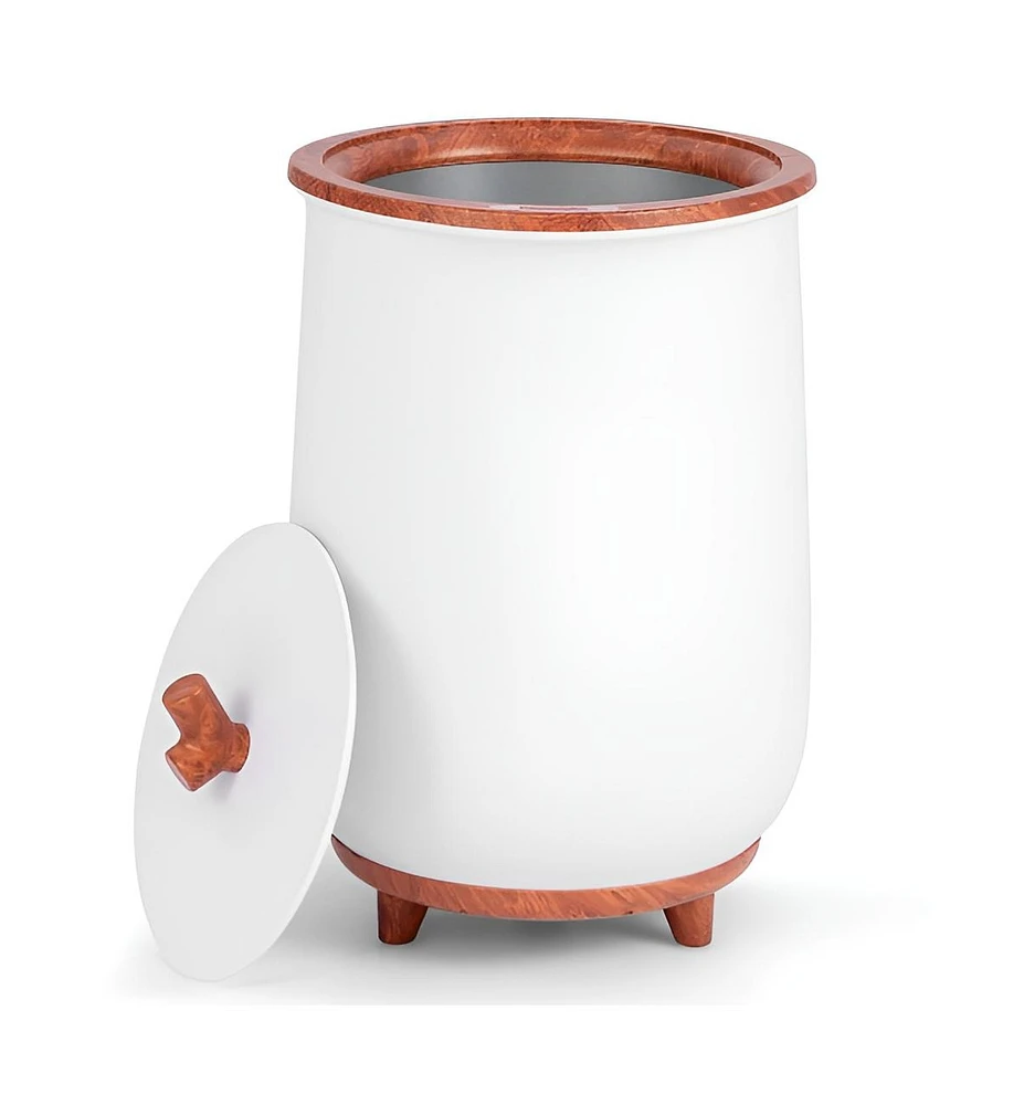 23L Large Luxury Bucket-Style Towel Warmer with Fragrant Disc Holder