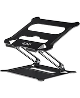 Urmust Adjustable Laptop Stand, Portable Riser, Aluminum Stand for Desk Foldable, Ergonomic Computer Notebook Holder MacBook A