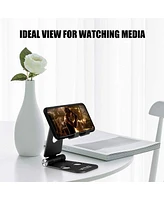 Urmust Foldable & Adjustable Phone Stand | Desktop Dock for iPhone 6-15 Max/Pro, iPad Mini 7-10'' Tablets