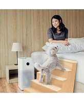 Home Base 5-Step Dog Stairs for Bed, Dog Steps for Couch, Pet Stair for Cats and Dogs Non-Slip and High Density Foam