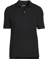 Lands' End Men's School Uniform Short Sleeve Mesh Polo Shirt