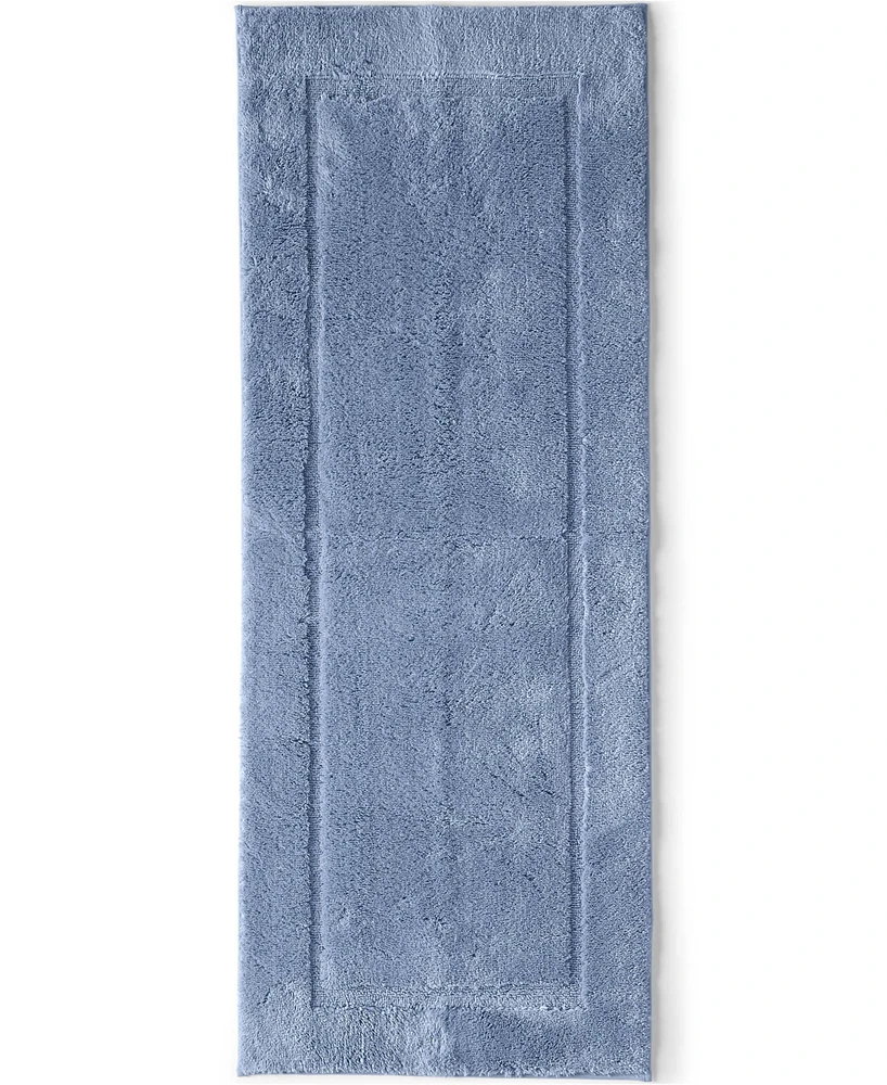 Lands' End Cotton Non-skid Double Sink Bath Rug 23x59