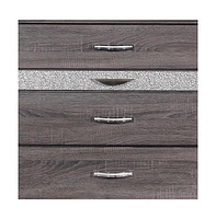 Modern Six-Drawer Dresser with Smooth Glide Drawers for Small Spaces