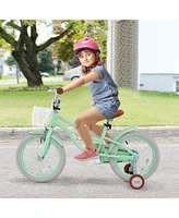 16-Inch Kids Bike with Adjustable Seat and Bell, Lightweight for Ages 3-8