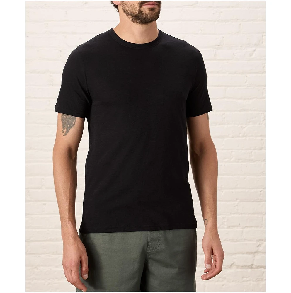 Pact Men's Organic Cotton Featherweight Slub Crew Tee