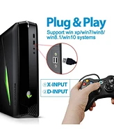 Wired Pc Game Controller Joystick Gamepad Double Motor Vibration for Xbox 360 & Pc Windows