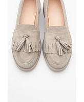 Milly Leather Tassel Loafers