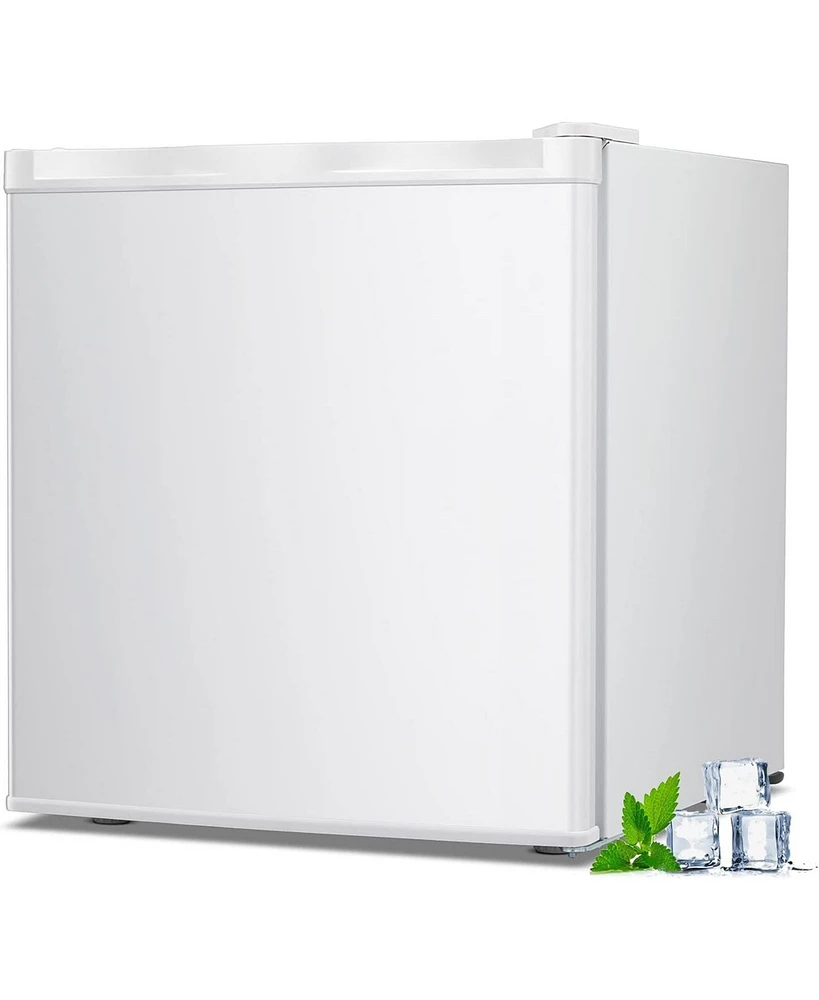Zafro 1.1 Cu. Ft. Small Upright Freezer – This compact mini freezer features removable shelves, an adjustable thermostat, and a reversible door