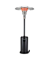 Cylindrical Pole 40000 Btu Propane Patio Heater for Decks and Patios