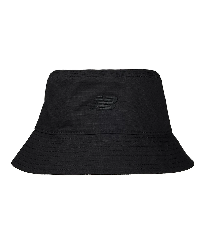 New Balance Men's Flying Logo Black Bucket Hat S/M