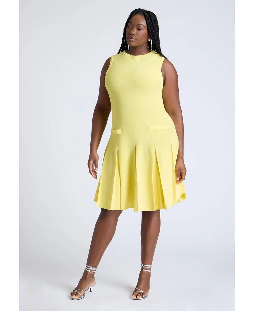 Eloquii Plus Sweater Tennis Dress