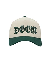 Marvel Men's Universe Dr. Doom Off-white & Green A-Frame Snapback Hat