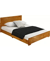 Bed Frame in Solid and Manufactured Wood – Durable Construction