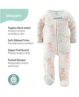 The Peanutshell Baby Girls Layette Gift Set Floral Elephant, 30 Piece