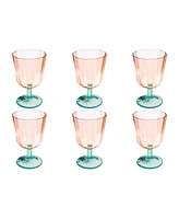 TarHong Vines Etch Jumbo Glasses, Set of 6