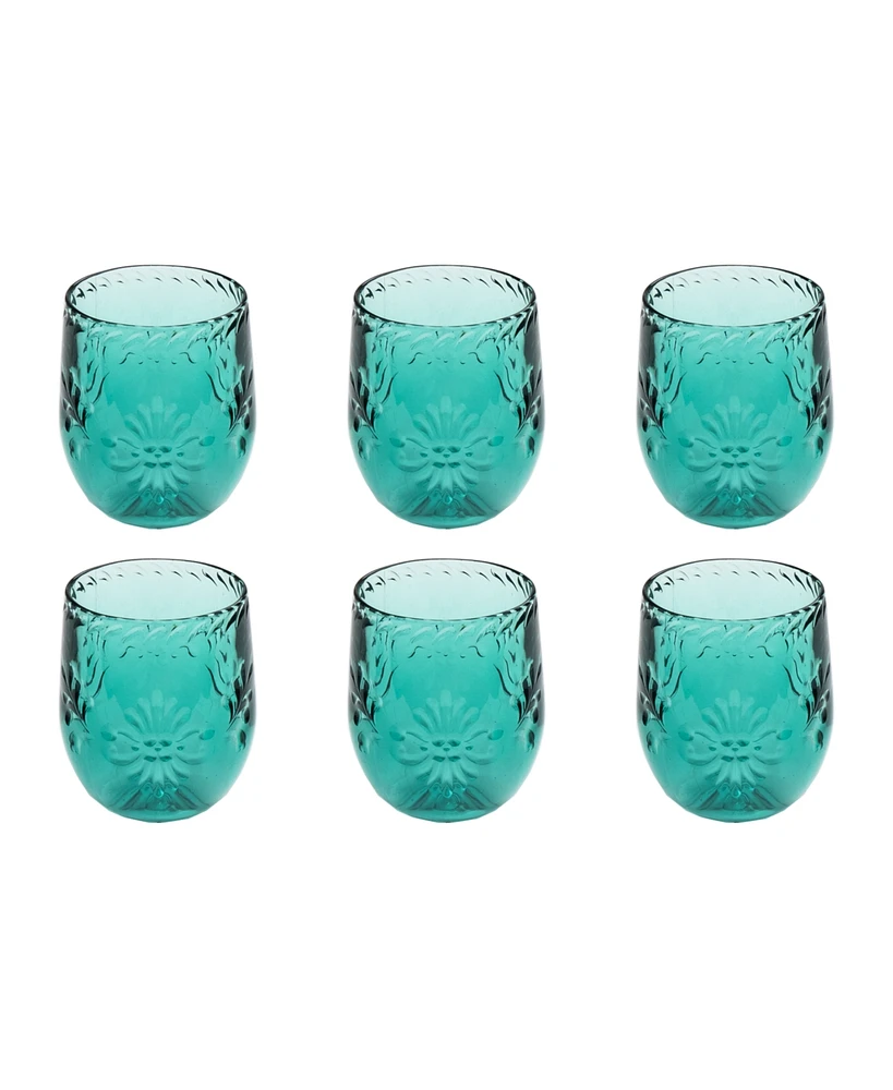 TarHong Panel Jumbo Glasses, Set of 6