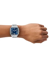 Fossil Men's Crosby Three-Hand Date Stainless Steel Watch