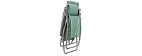 Durable Steel Zero Gravity Chair for Patio Poolside and Garden