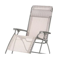 Durable Steel Zero Gravity Chair for Patio Poolside and Garden
