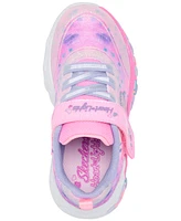 Skechers Toddler Girls S-Lights: Eternal Heart Lights Light-Up Fastening Strap Casual Sneakers from Finish Line