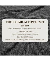 Linery & Co. Cotton Textured Bath Sheet, 68" x 35"