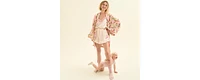 Macy's Flower Show Women's Floral Fantasy Kimono Robe, Exclusively at Macy's
