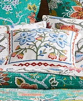 Levtex Carmina Crewel Stitch Decorative Pillow, 18" x 18"