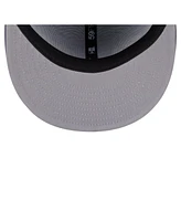 New Era Men's Navy Milwaukee Brewers Overlap 59FIFTY Hat