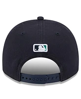 New Era Men's Navy Seattle Mariners 2025 Jackie Robinson Day Golfer Adjustable Hat