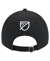 New Era Men's Black Nashville Sc 2025 Kickoff 9TWENTY Adjustable Hat