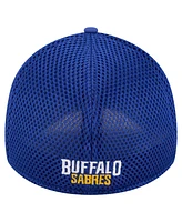 New Era Men's Royal Buffalo Sabres Linear Featherweight 39THIRTY Flex Hat
