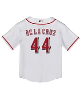 Nike Toddler White Elly De La Cruz Cincinnati Reds Replica 2.0 Player Jersey