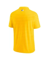 Nike Men's Gold San Diego Padres Striped Polo Shirt
