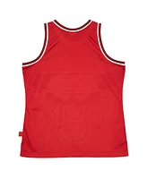 Mitchell & Ness Men's Red Chicago Bulls Hardwood Classics Blown Out Fashion Jersey