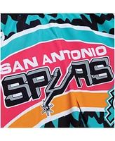Mitchell & Ness Men's Black San Antonio Spurs Jumbotron 2.0 Sublimated Shorts