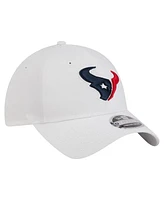 New Era Men's White Houston Texans Active Ripstop 9TWENTY Stretch-Snap Hat