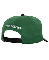 Mitchell & Ness Men's Kelly Green/Black Boston Celtics Under Arch Two-Tone Pro Crown Snapback Hat