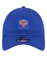 New Era Men's New York Knicks New Era Blue Victory Grove Patch 9TWENTY Adjustable Hat