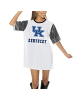 Gameday Couture Women's White Kentucky Wildcats Full Sequin Jersey Dress