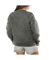 Gameday Couture Women's Charcoal La Galaxy Fleece Pullover Sweatshirt